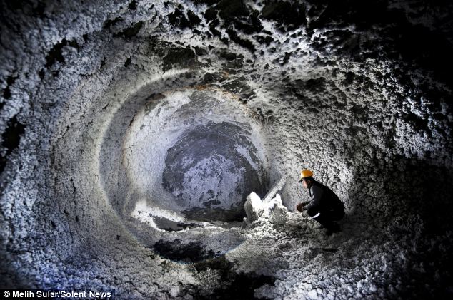 Giant Salt Mines Under 1,300 Feet